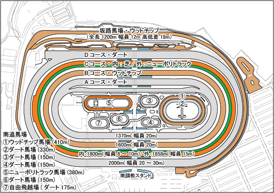 美浦トレーニングセンター調教施設